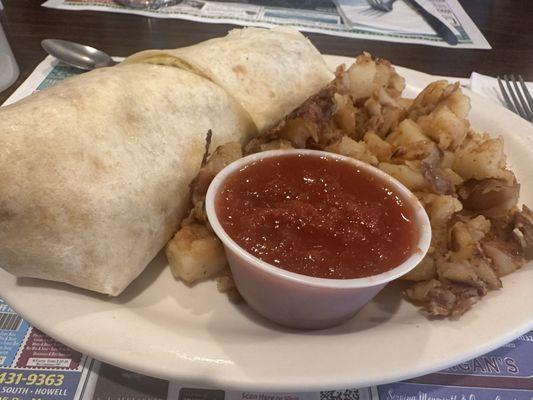 Breakfast Burrito Wrap