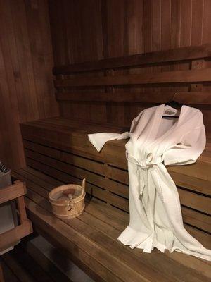 Woman's sauna