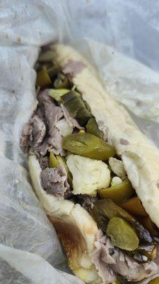 Chicago style Italian beef