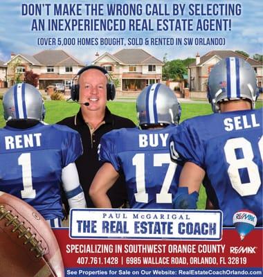 Paul Mcgarigal - The Real Estate Coach - Your Dr Phillips Realtor