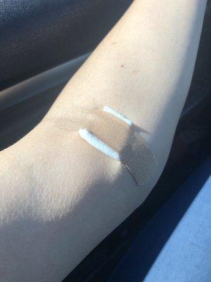 Painless bloodwork