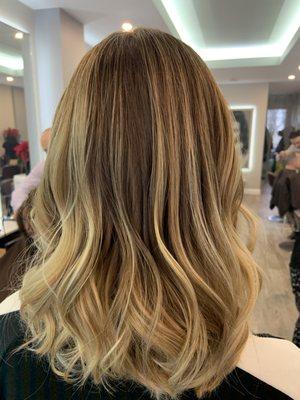 Balayage and cut by Luma