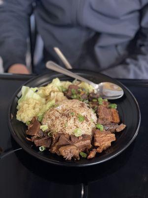 Braised pork belly and rice