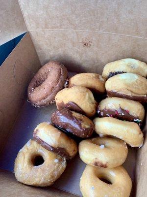 Mix of Donuts (Glazed, Oreo, Peanut Butter, Chocolate Frosted, Boston Cream)