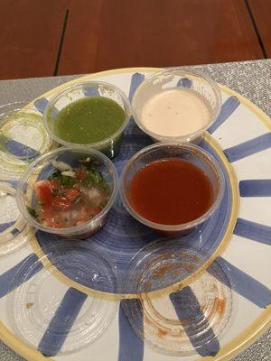 Salsas & Fish Burrito Sauce