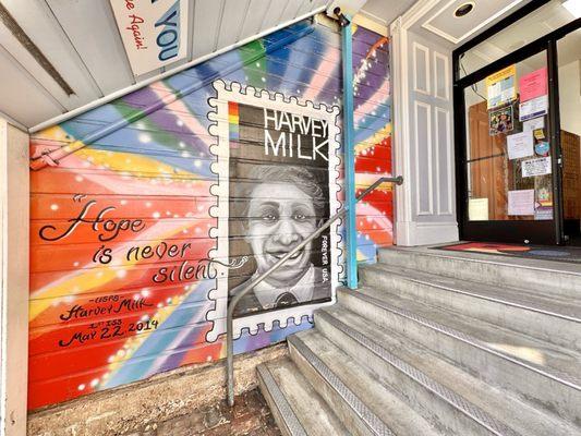 Harvey Milk Stamp Mural