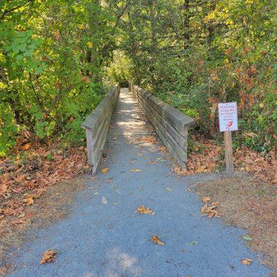 Early Autumn (of 2022) on one of the paths in Celebration Park.