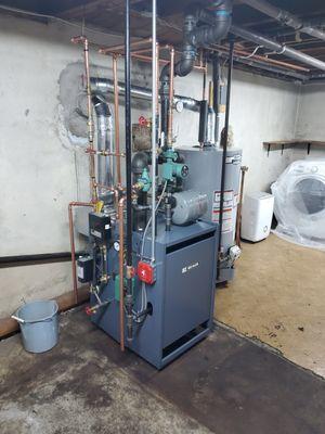 Steam Boiler with coil