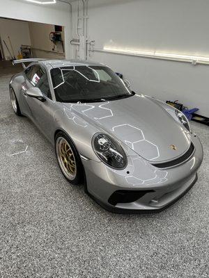 Porsche GT3 protected with Xpel