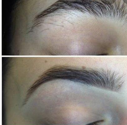 Eyebrow threading