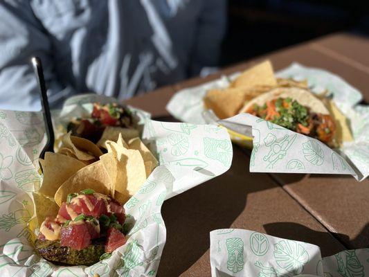 One Taco Maui Poke Bowl