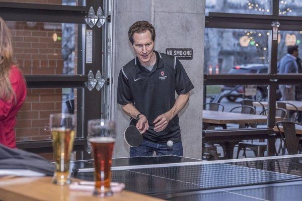 Bring the spin and the speed at one of our ping pong tables! $10/hr.