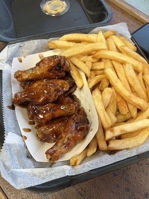 Honey bbq wings