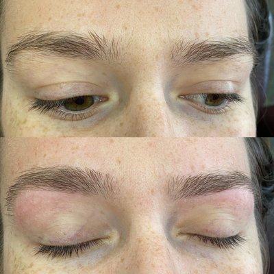 Eyebrow threading