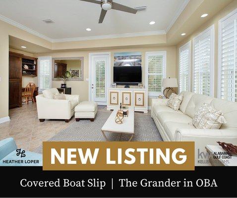 BRAND NEW LISTING! Check this out: http://bit.ly/2GGOiXU #coveredboatslip #turnkey #checkouttheupgrades