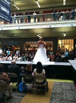 Special occasion styling by Joseph Taylor Salon at Rockland Bridal Show.