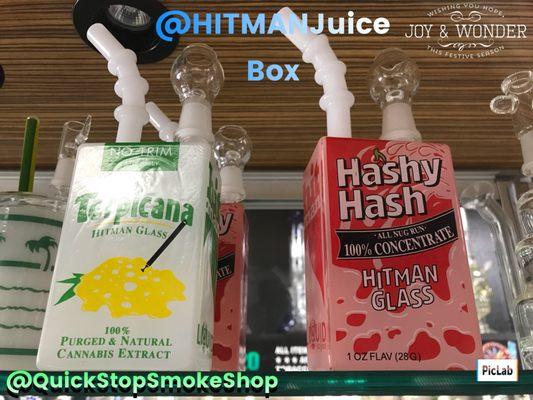 HitMan Glass Juice Box @quickstopsmokeshop @hitmanglass #juicebox