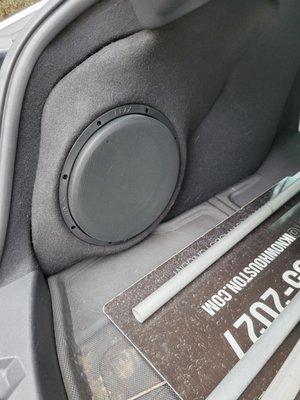 Subwoofer installed flawlessly!