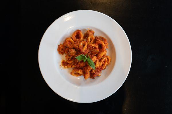 FRIED CALAMARI ALL'ARRABBIATA