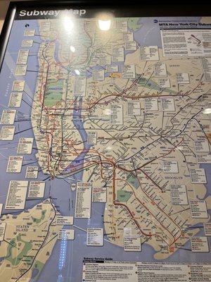 Loved the NYC subway map. Brought back memories of when I would explore the city.