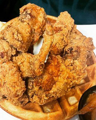 Chicken and waffles