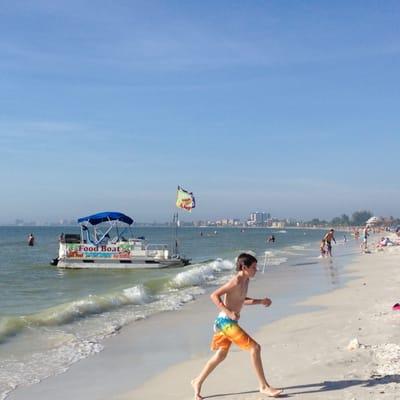 Ft Myers Beach, near Lovers Key,  looking north