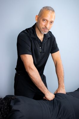 Our licensed massage therapist Lino Gomez