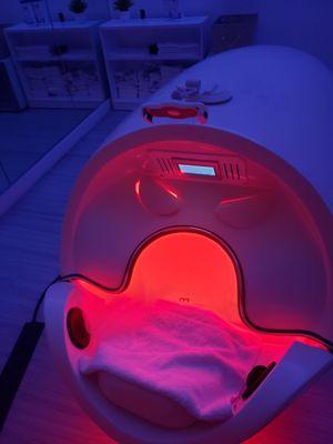 Infrared massage. Relaxing