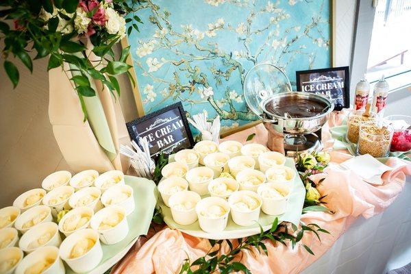 Ice Cream Sundae Bar was a hit