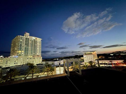 Sip sip, roof top bar with view of BISCAYNE BAY.