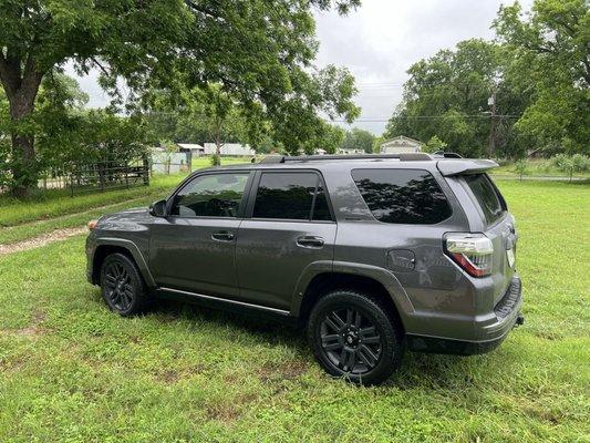 New 4Runner window tint