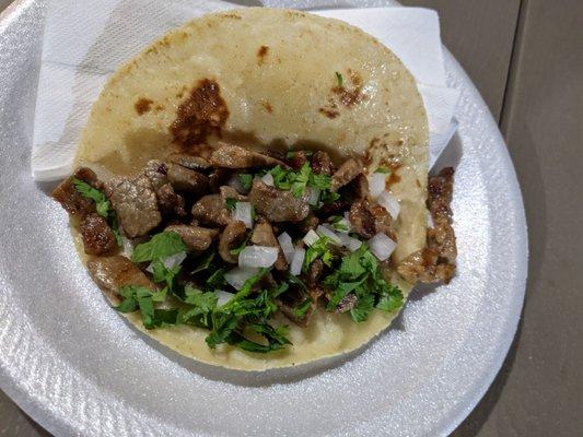 Bistec taco