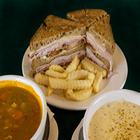 Soups and Sandwiches- All of our cold and hot subs are available in 8", 12" or 16" sizes.