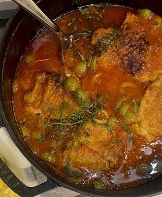 Braised Tuscan Chicken