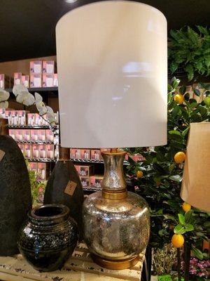 Lovely lamp and accessories at Plants 4 U today!