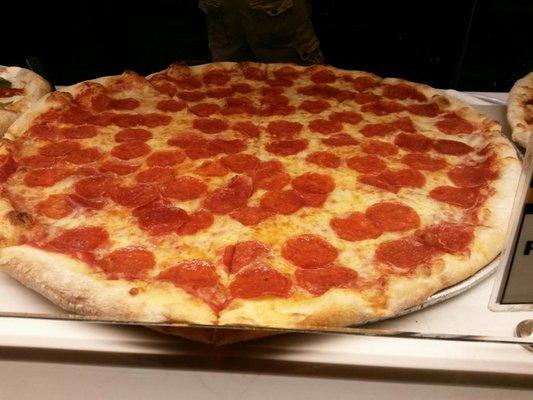 Check out this pepperoni pie.