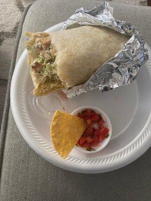 I was able build my Build Your Own Burrito and it is amazing!