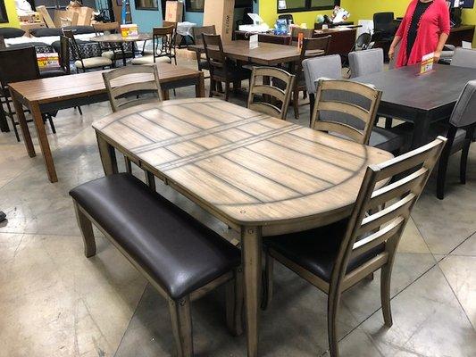 Dinette W/Bench Less Than $700!  (Come In For The Best Offer)