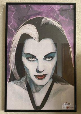 Lily Munster art print