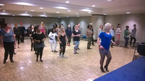 Ladies styling class at our 6th International Got Kizomba Dance Festival.