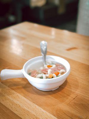 macaroni soup - a classic HK breakfast stable