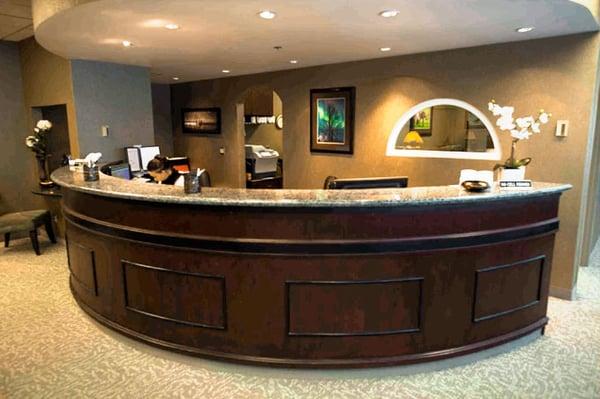 Reception desk