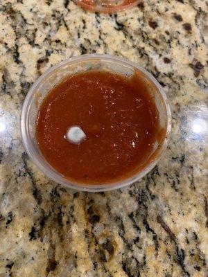 Mold in the marinara sauce