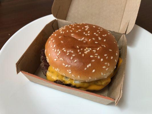 Quarter pounder with cheese, $5.39, and perty good!