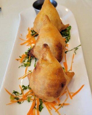 Spicy samosa with potato filling