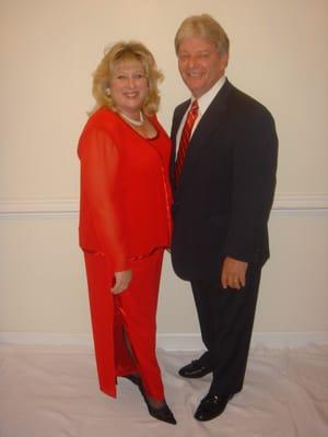 Owner of Boardwalk Properties, Patty Edney and her husband.