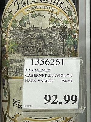 Costco price compared to $144 a bottle