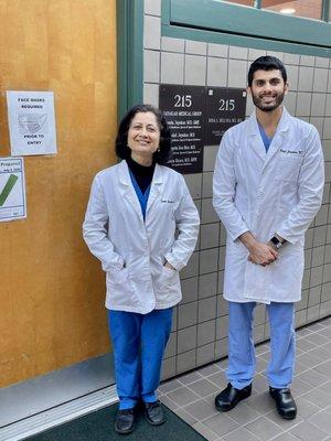 Dr. Jayakar (mom) and Dr. Jayakar (son)