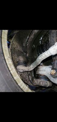 Leaking cv axle