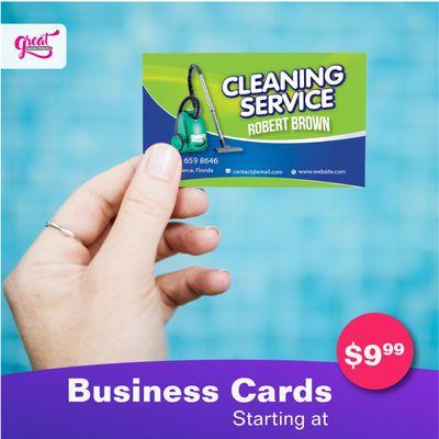 500 Business Cards for $9.99.  Choose from our templates. www.greatiprinting.com